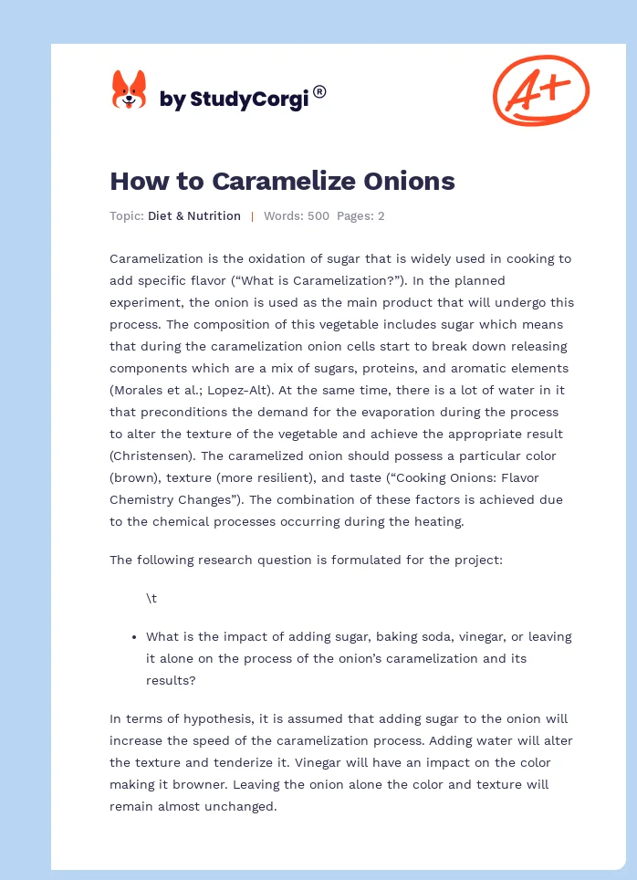 How to Caramelize Onions. Page 1