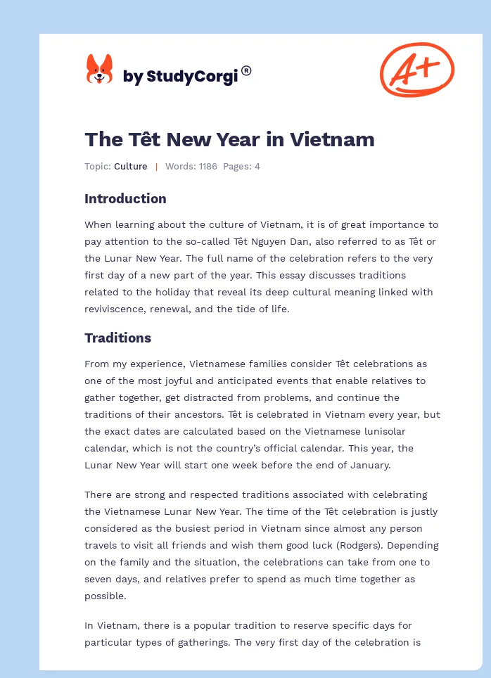The Têt New Year in Vietnam. Page 1