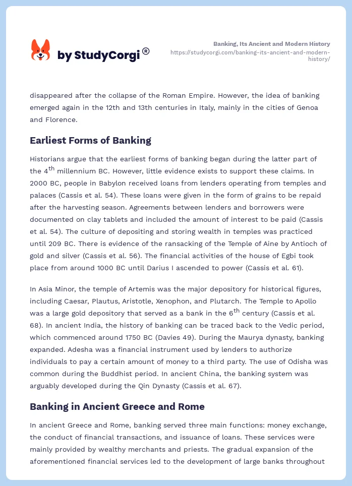 Banking, Its Ancient and Modern History. Page 2