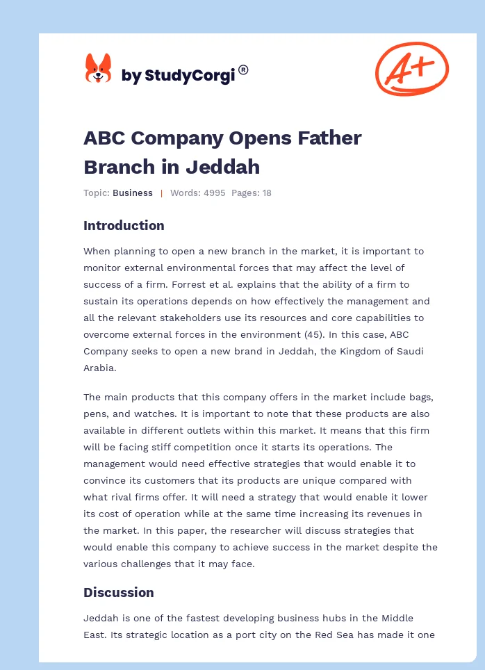 ABC Company Opens Father Branch in Jeddah. Page 1