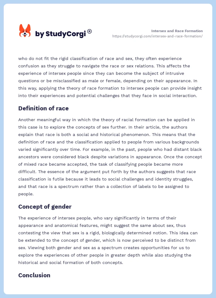 Intersex and Race Formation. Page 2