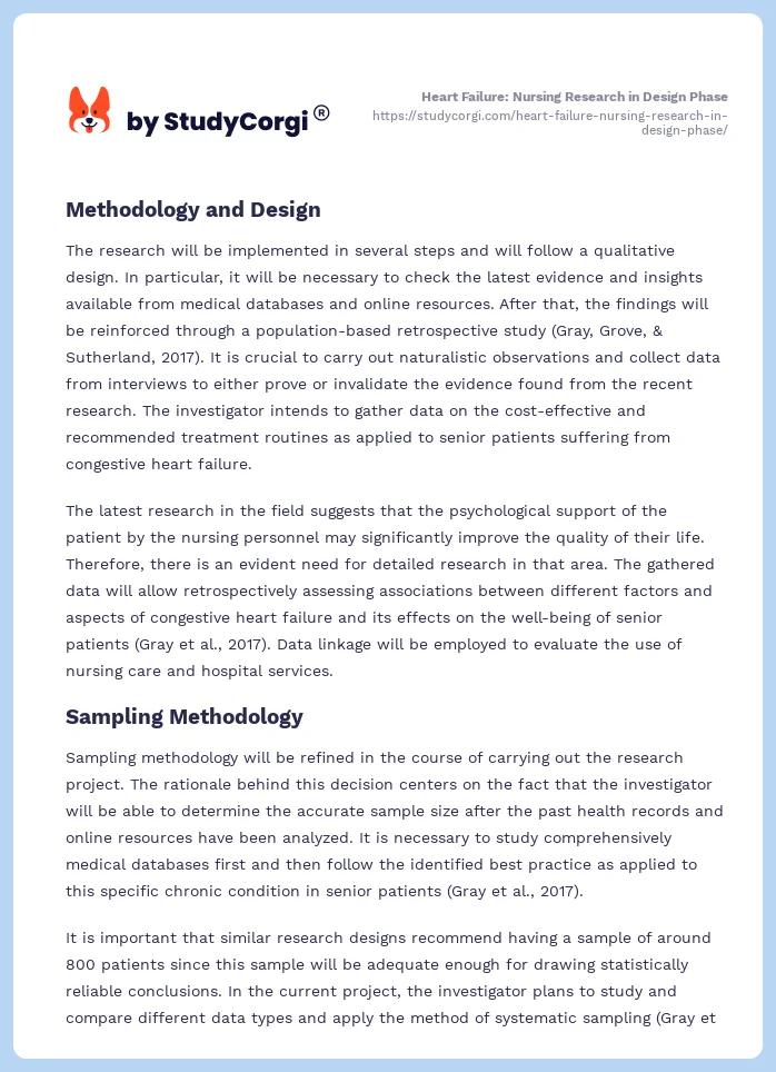 Heart Failure: Nursing Research in Design Phase. Page 2