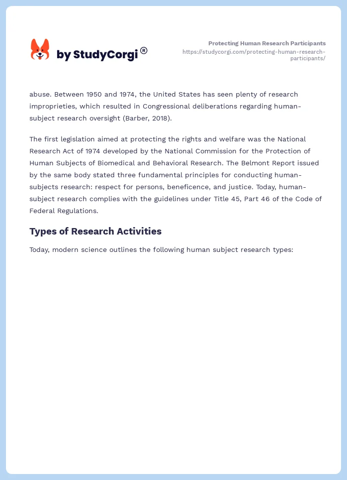 Protecting Human Research Participants. Page 2