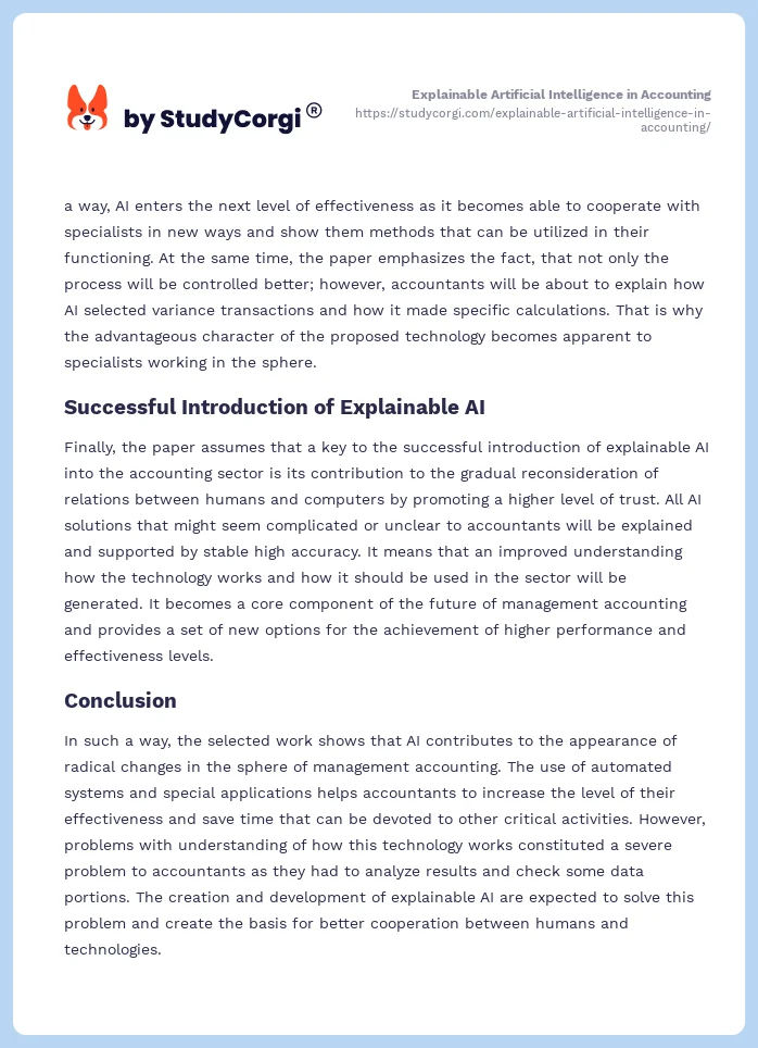 Explainable Artificial Intelligence in Accounting. Page 2