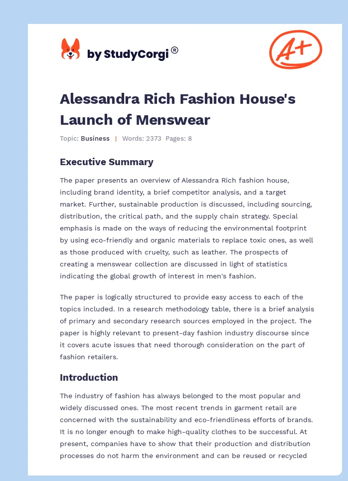 Alessandra Rich Fashion House's Launch of Menswear. Page 1