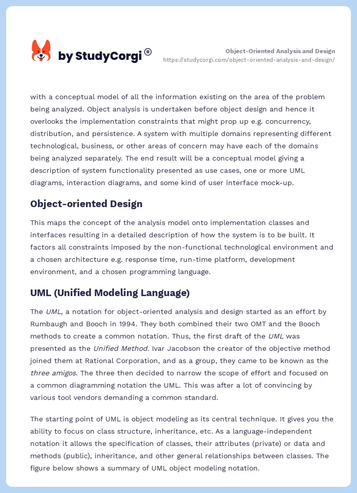 Object-Oriented Analysis and Design. Page 2