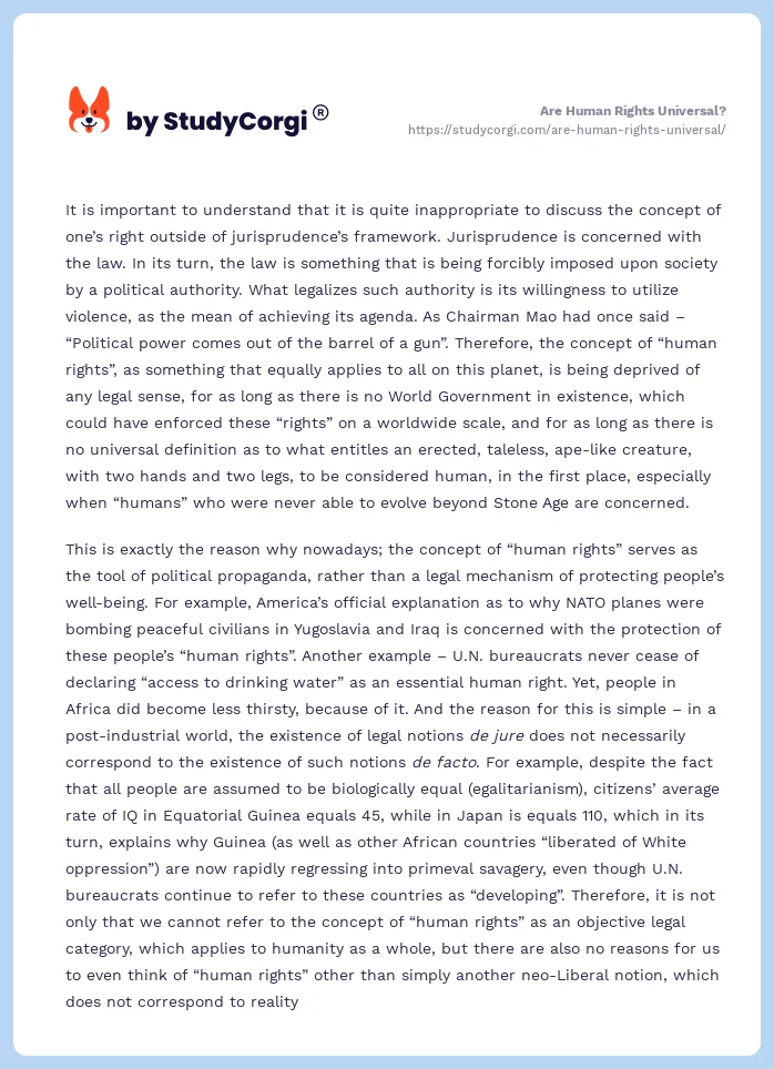 Are Human Rights Universal?. Page 2