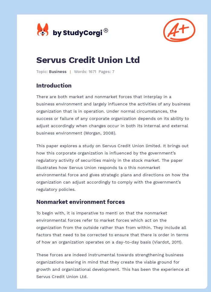 Servus Credit Union Ltd. Page 1