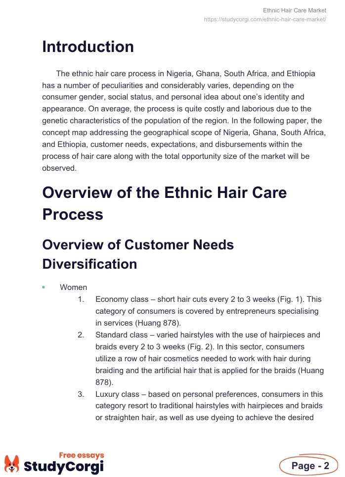 Ethnic Hair Care Market. Page 2