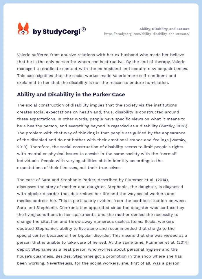 Ability, Disability, and Erasure. Page 2