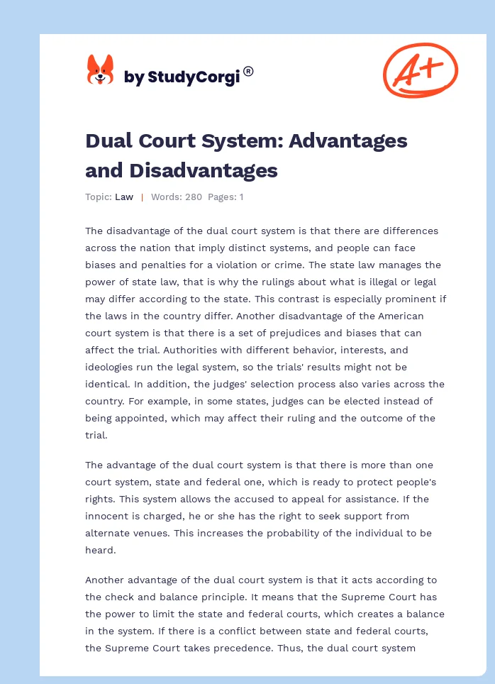 dual-court-system-advantages-and-disadvantages-free-essay-example