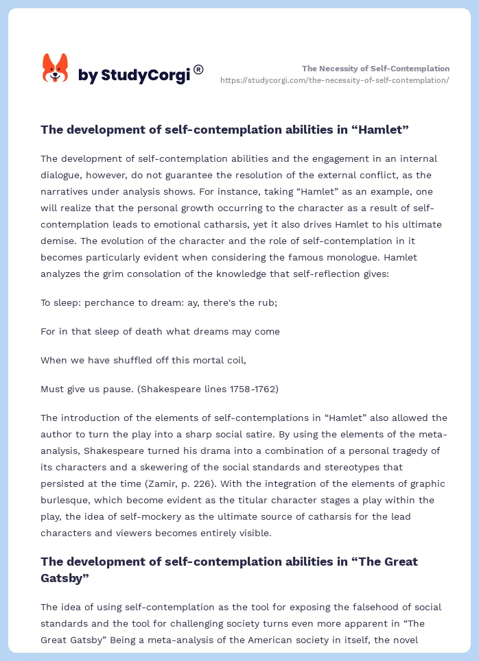 The Necessity of Self-Contemplation. Page 2