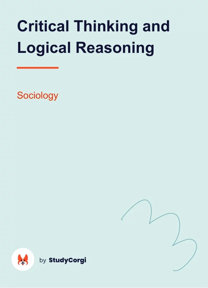critical thinking and logical reasoning pdf