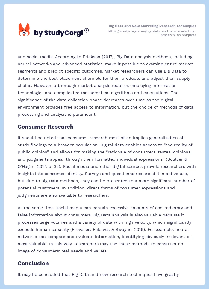 Big Data and New Marketing Research Techniques. Page 2