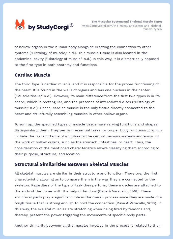 The Muscular System and Skeletal Muscle Types. Page 2