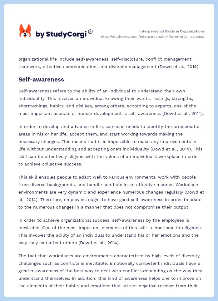 Interpersonal Skills in Organizations. Page 2