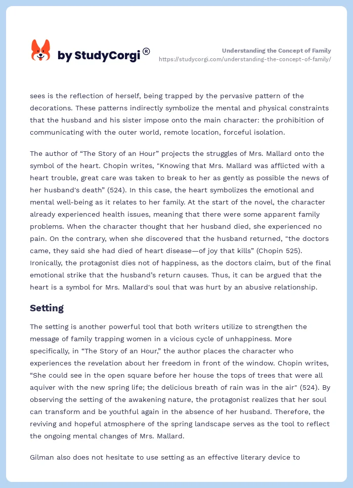 Understanding the Concept of Family. Page 2