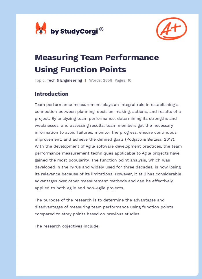 Measuring Team Performance Using Function Points. Page 1