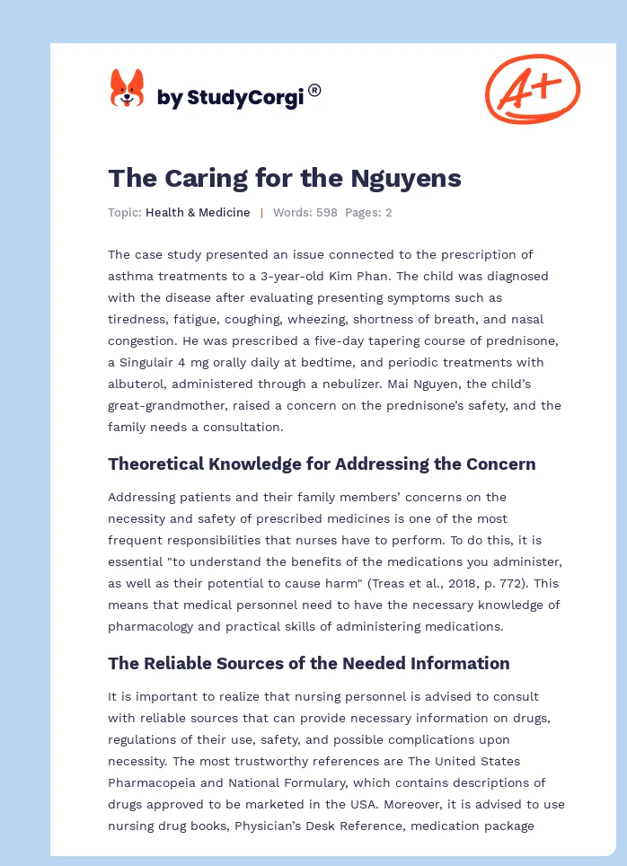 The Caring for the Nguyens. Page 1