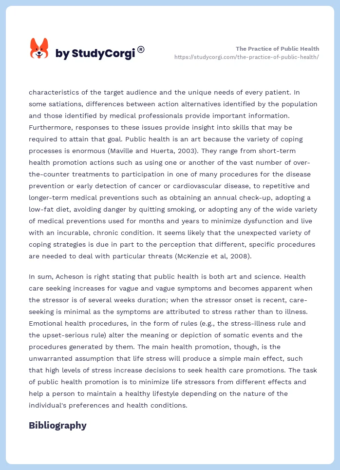 The Practice of Public Health. Page 2
