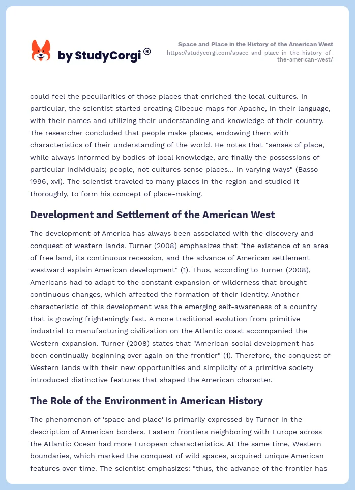 Space and Place in the History of the American West. Page 2
