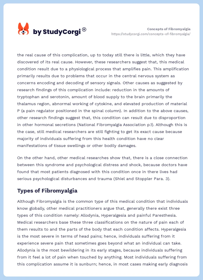 Concepts of Fibromyalgia. Page 2