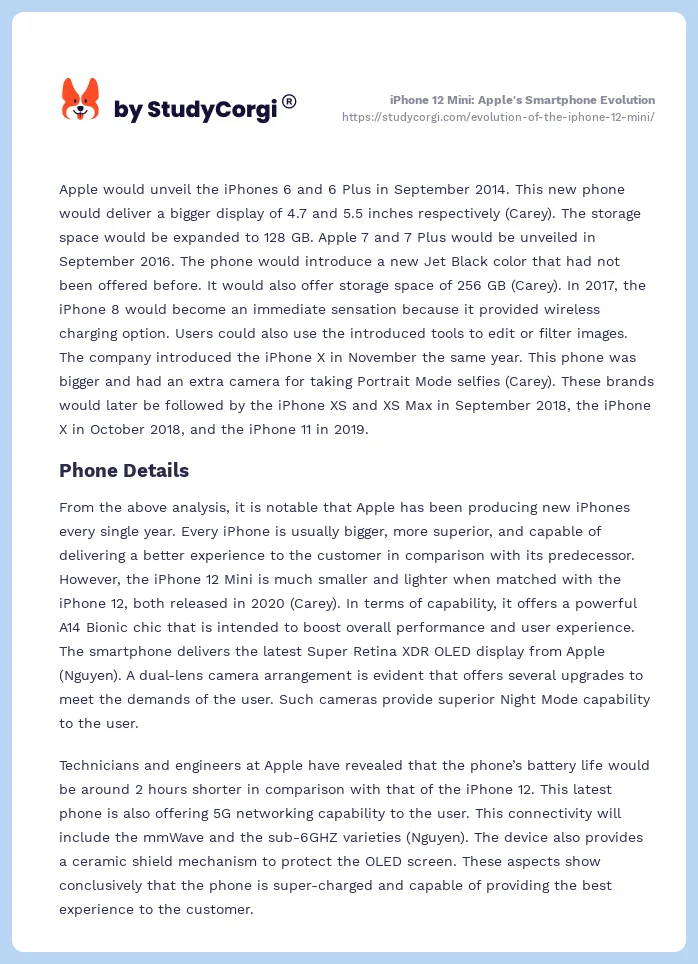iPhone 12 Mini: Apple's Smartphone Evolution. Page 2