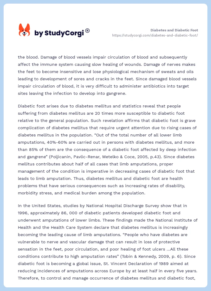 Diabetes and Diabetic Foot. Page 2