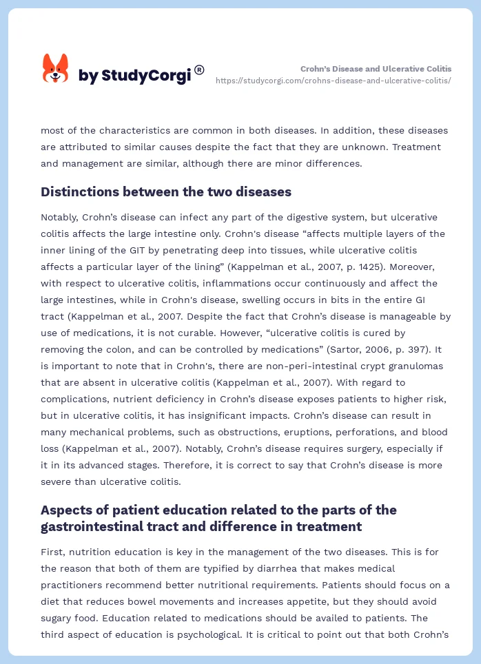 Crohn’s Disease and Ulcerative Colitis. Page 2