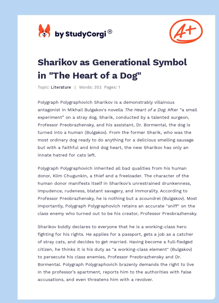 Translation Tuesday: Three essays from “The Heart of a Dog” by