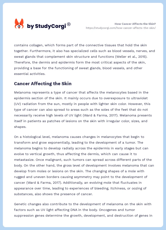 How Cancer Affects the Skin?. Page 2