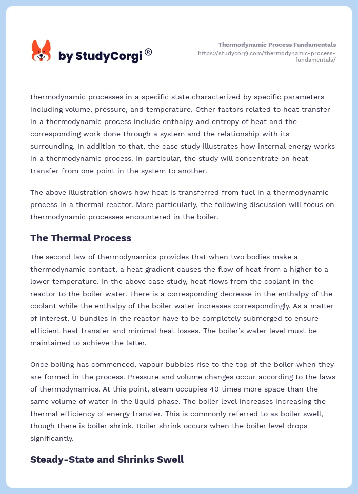 Thermodynamic Process Fundamentals. Page 2