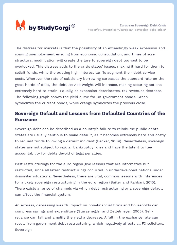 European Sovereign Debt Crisis. Page 2