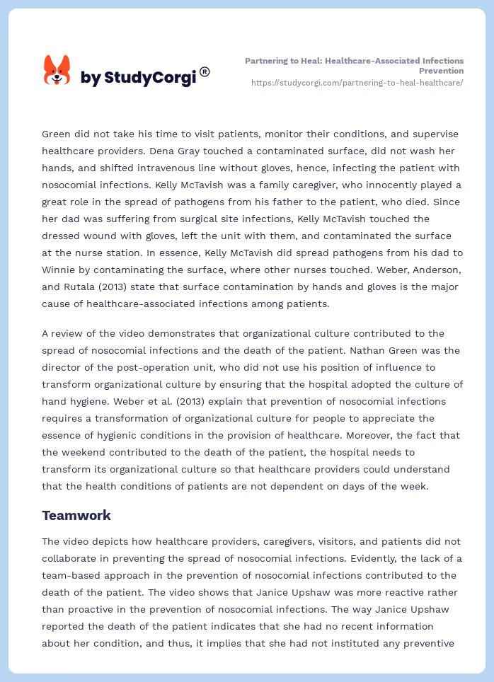 Partnering to Heal: Healthcare-Associated Infections Prevention. Page 2