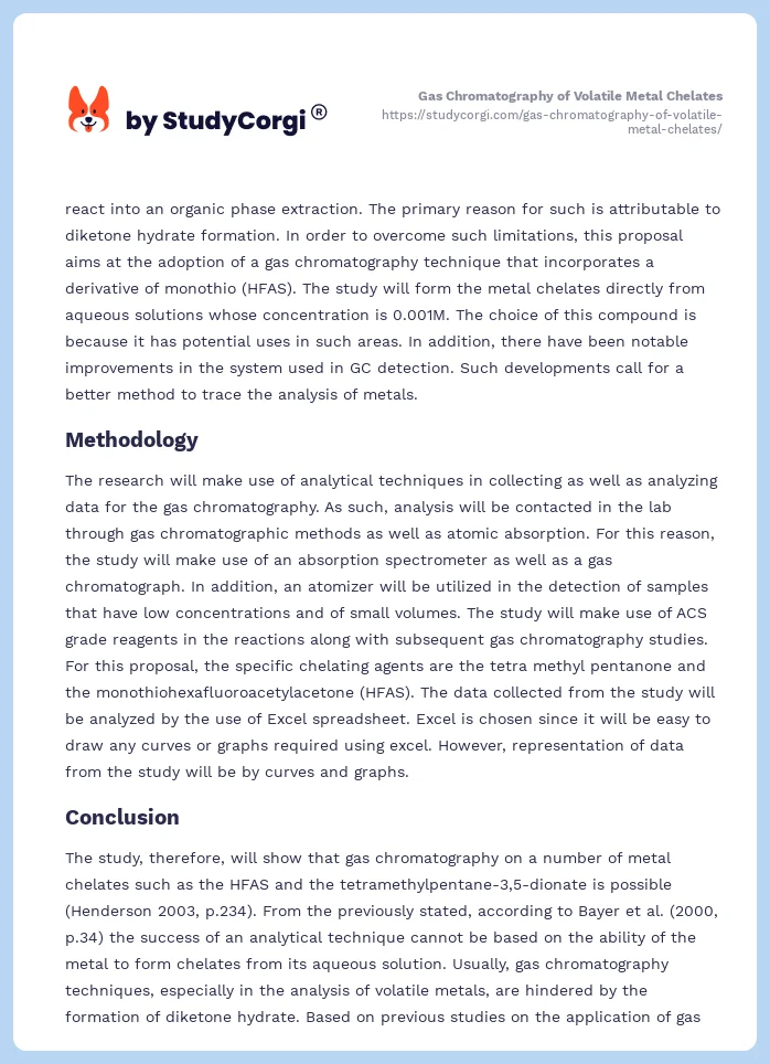 Gas Chromatography of Volatile Metal Chelates. Page 2