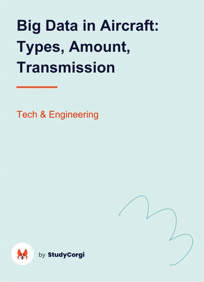 Big Data in Aircraft: Types, Amount, Transmission. Page 1