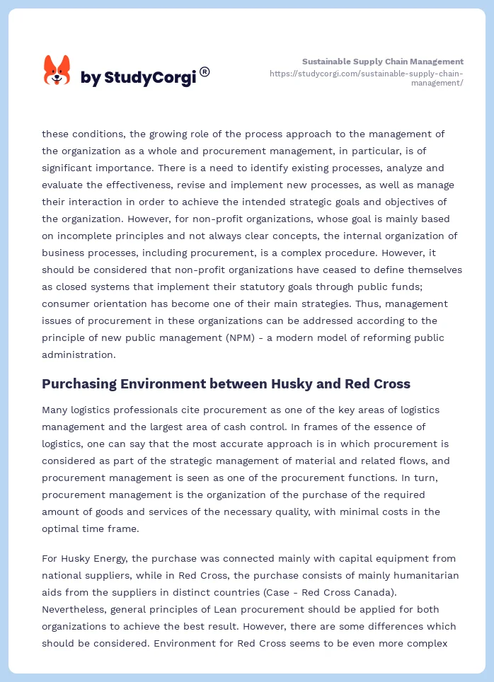Sustainable Supply Chain Management. Page 2