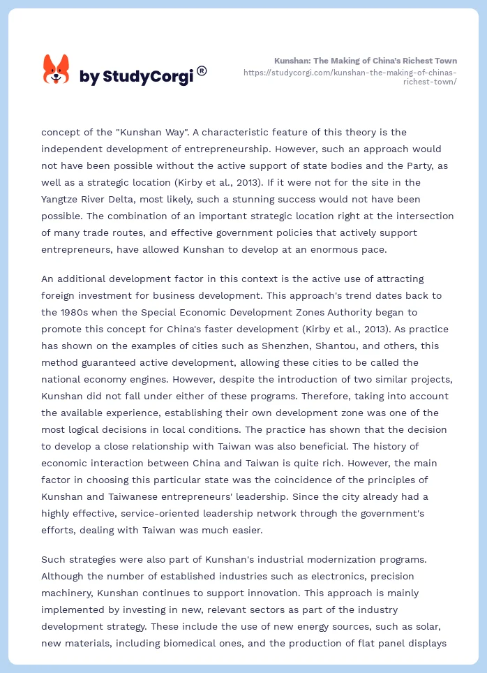 Kunshan: The Making of China’s Richest Town. Page 2