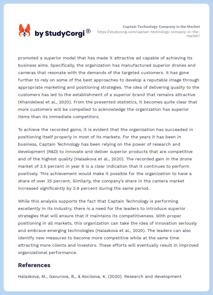 Captain Technology Company in the Market. Page 2