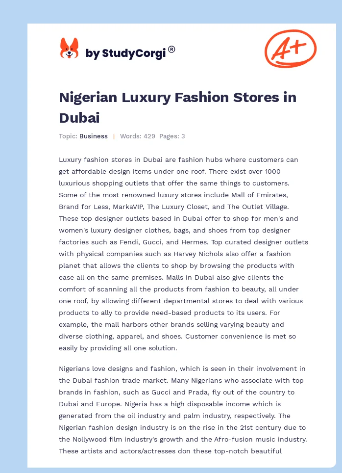 Nigerian Luxury Fashion Stores in Dubai. Page 1