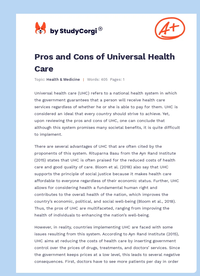 pros-and-cons-of-universal-health-care-free-essay-example