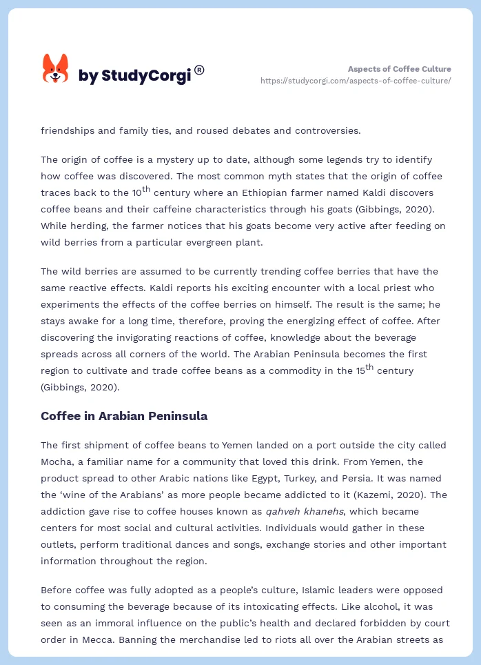 Aspects of Coffee Culture. Page 2