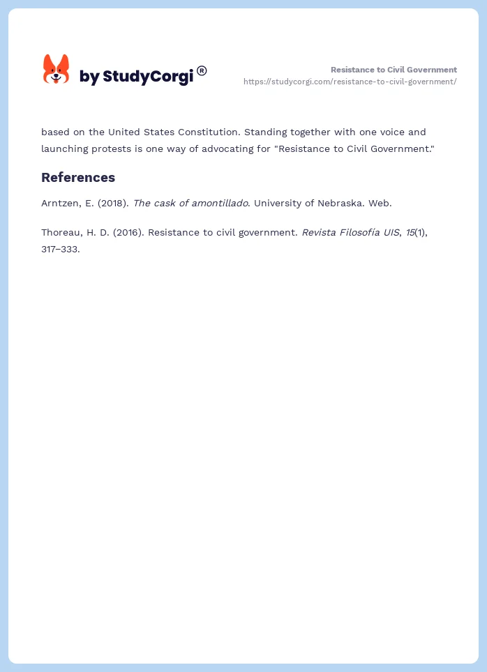 Resistance to Civil Government. Page 2