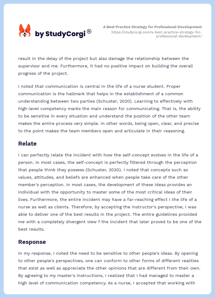 A Best Practice Strategy for Professional Development. Page 2
