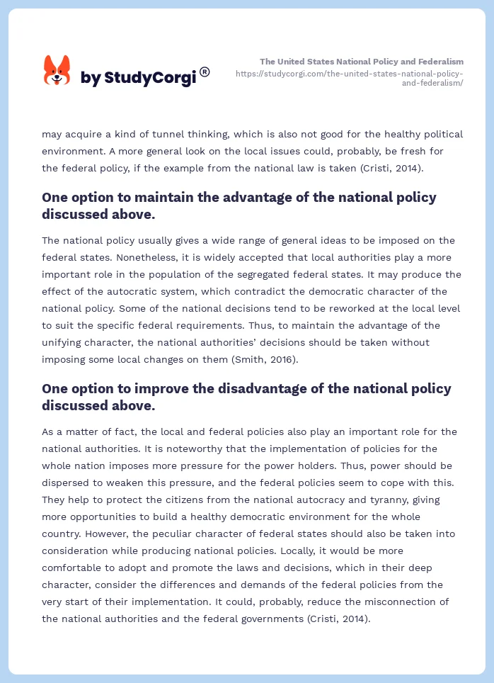 The United States National Policy And Federalism Page2.webp