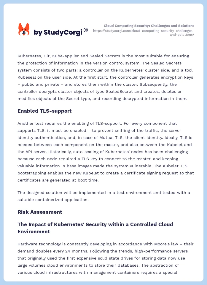 Cloud Computing Security: Challenges and Solutions. Page 2