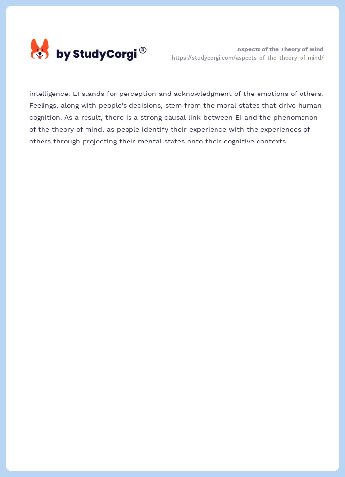 Aspects of the Theory of Mind. Page 2