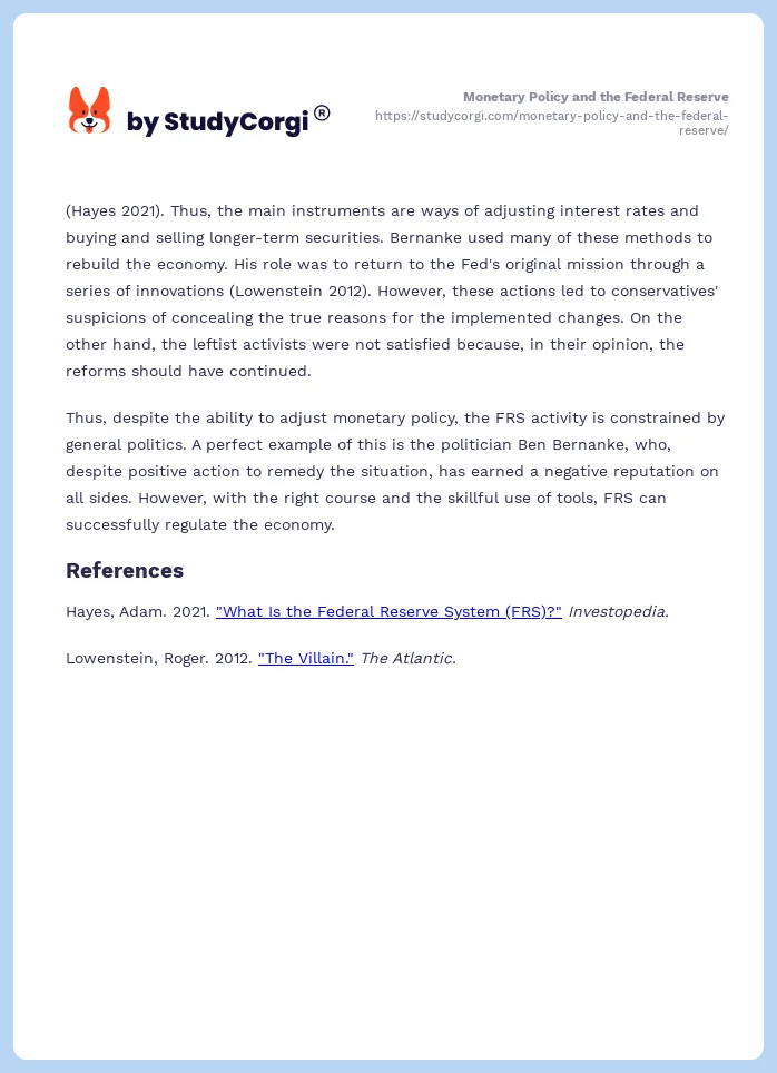 Monetary Policy and the Federal Reserve. Page 2
