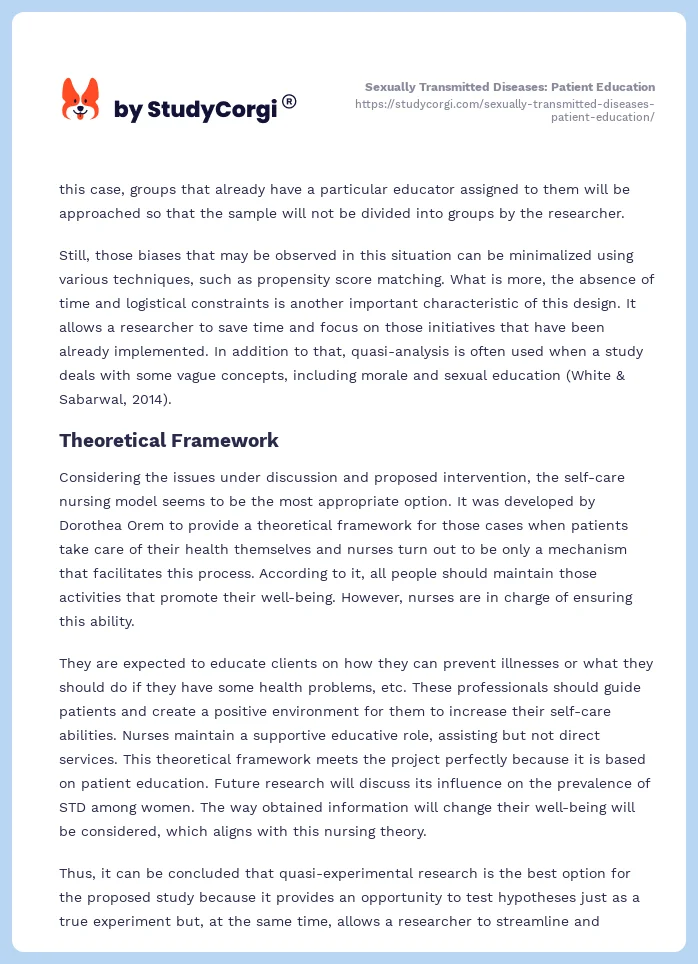 Sexually Transmitted Diseases: Patient Education. Page 2