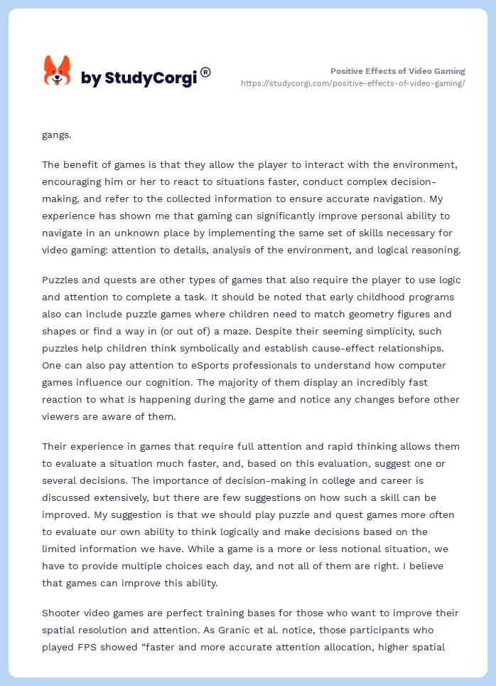 Essay Writing on Negative Effects of Online Games  Essay on Negative  Effects of Video Games 